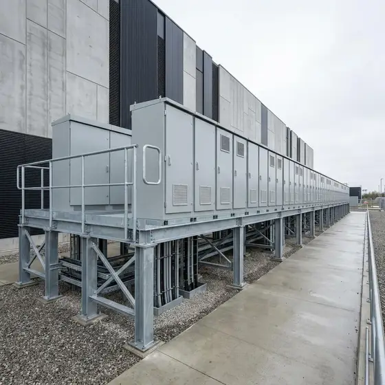 Illustrative concept of Switchgear and Electrical Equipment Supports