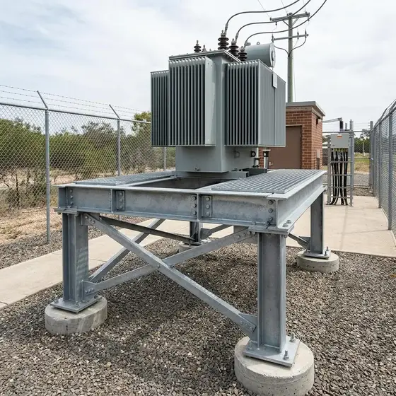 Illustrative concept of Transformer Support Platforms